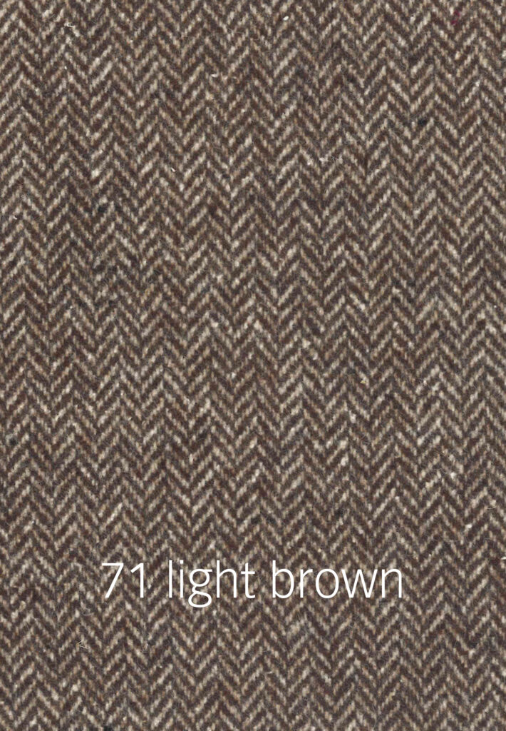 Foto von Stoffmuster hellbraunes Fischgrat