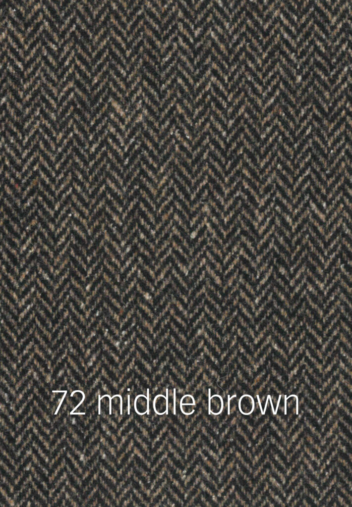 Foto von Stoffmuster braunes Fischgrat