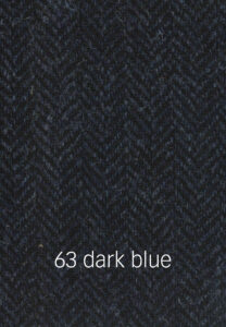 Foto von dunkelblauem Fischgrat Harris Tweed Stoffmuster