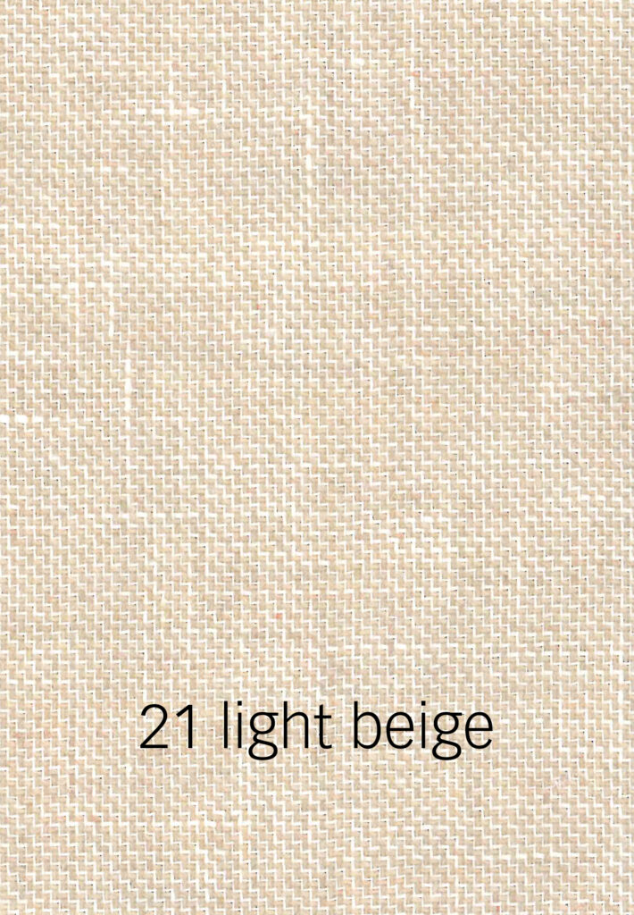 Foto eines hellbeigen Stoffmusters.