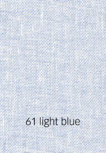 Foto eines hellblauen Stoffmusters.