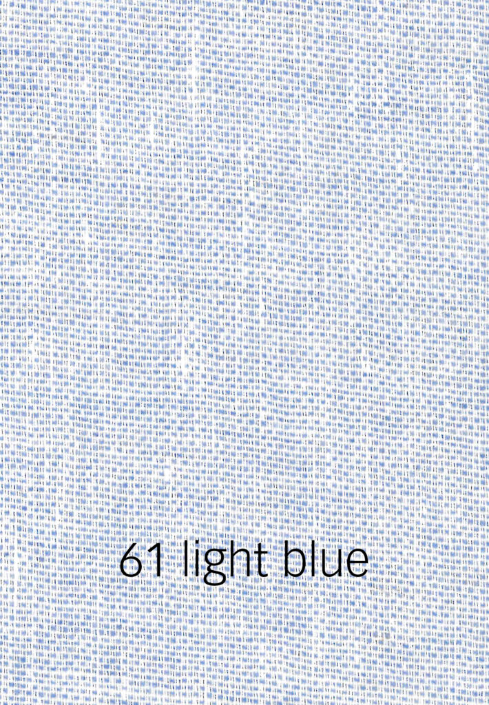 Foto eines hellblauen Stoffmusters.