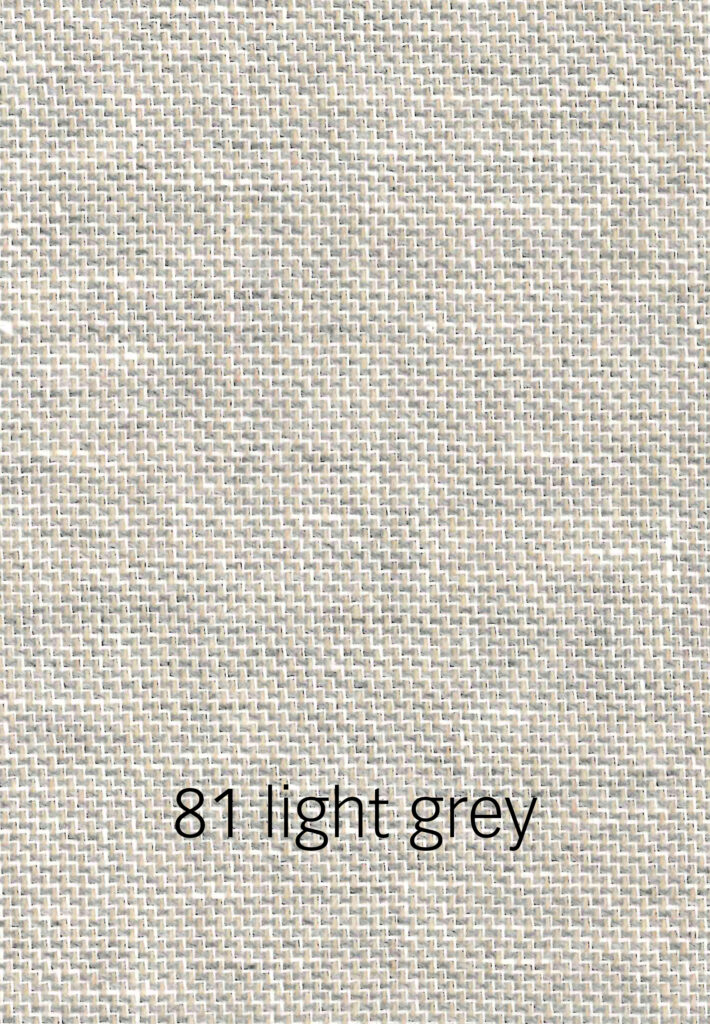 Foto eines hellgrauen Stoffmusters.