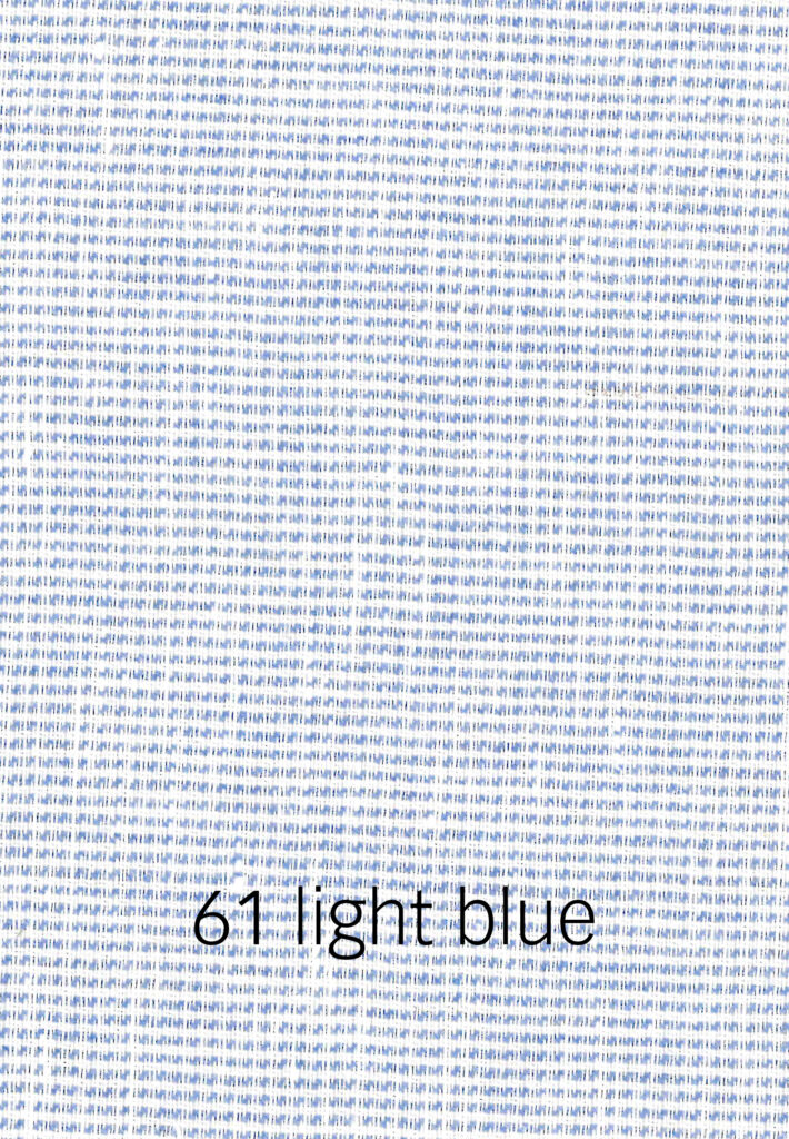 Foto eines hellblauen Stoffmusters.