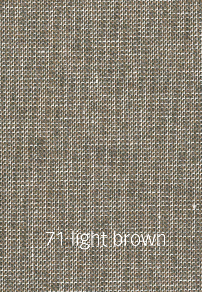 Foto eines hellbraunen Stoffmusters.