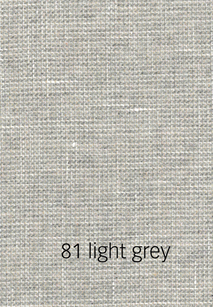 Foto eines hellgrauen Stoffmusters.