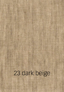 Foto eines dunkelbeigen Stoffmusters.