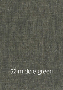 Foto eines mittelgrünen Stoffmusters.