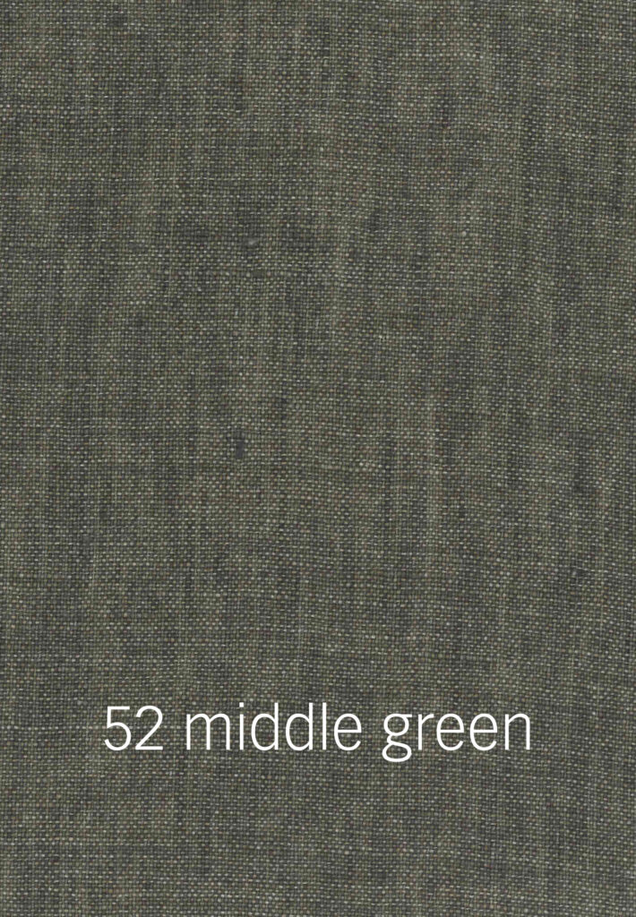 Foto eines mittelgrünen Stoffmusters.