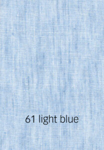 Foto eines hellblauen Stoffmusters.