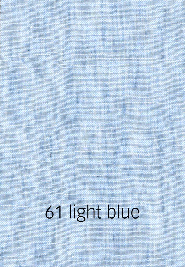 Foto eines hellblauen Stoffmusters.