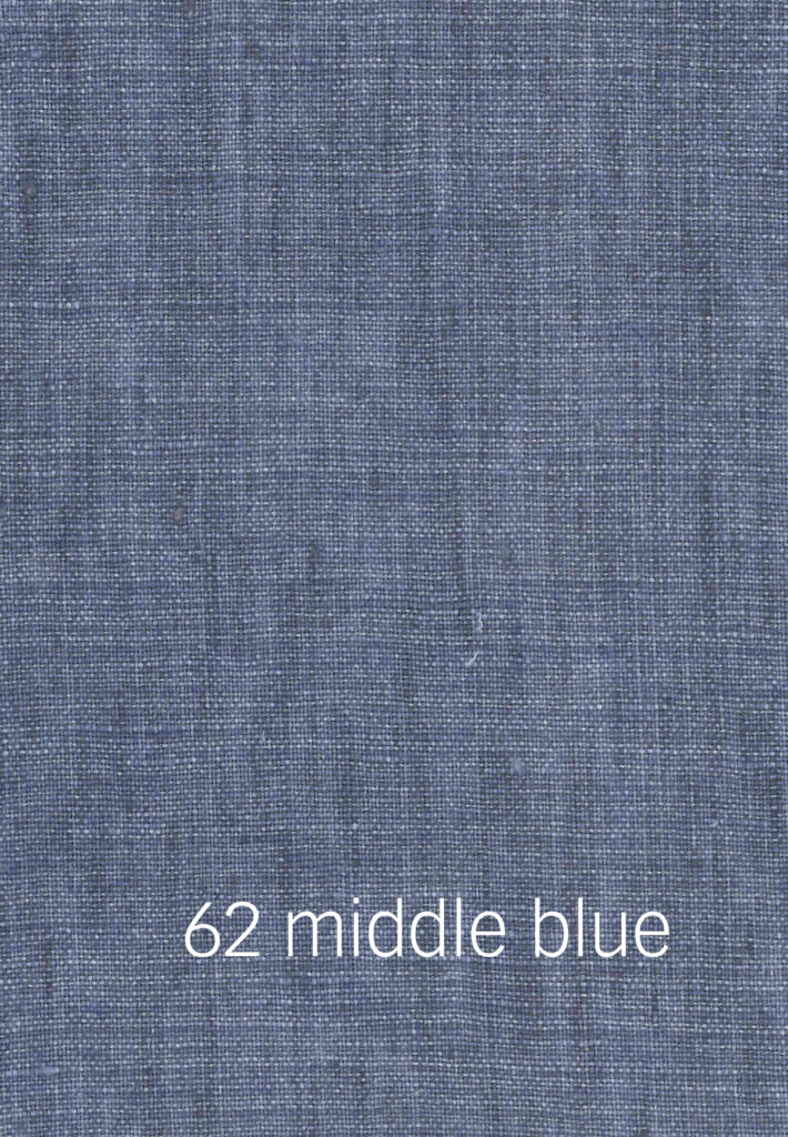 Foto eines mittelblauen Stoffmusters.