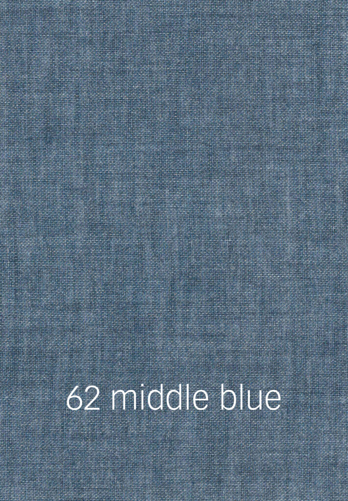 Foto eines mittelblauen Stoffmusters.