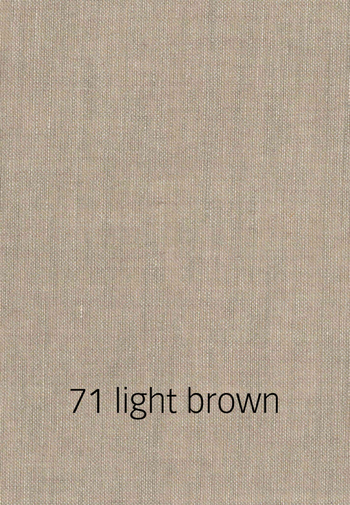 Foto eines hellbraunen Stoffmusters.