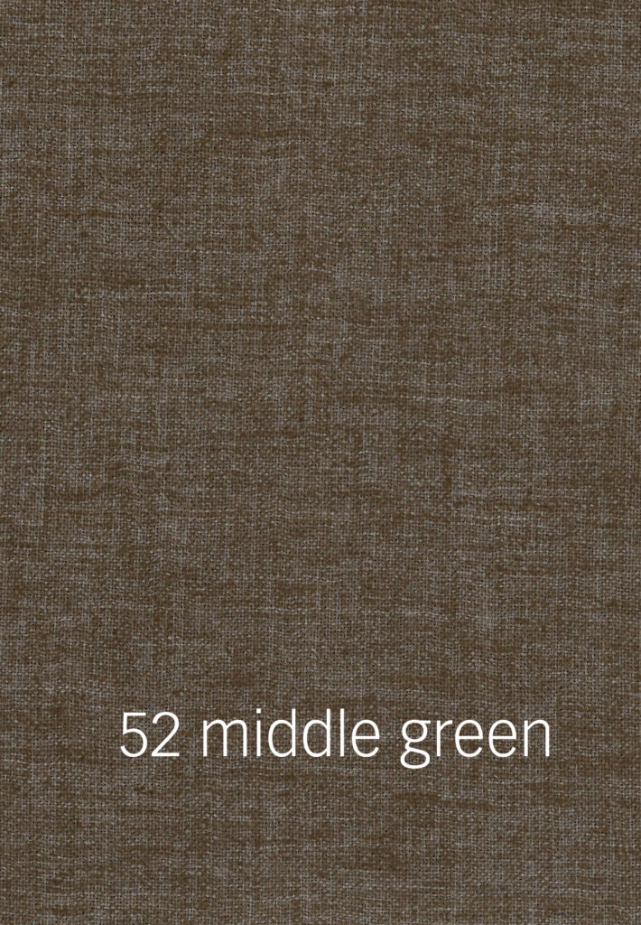 Foto eines mittelgrünen Stoffmusters.